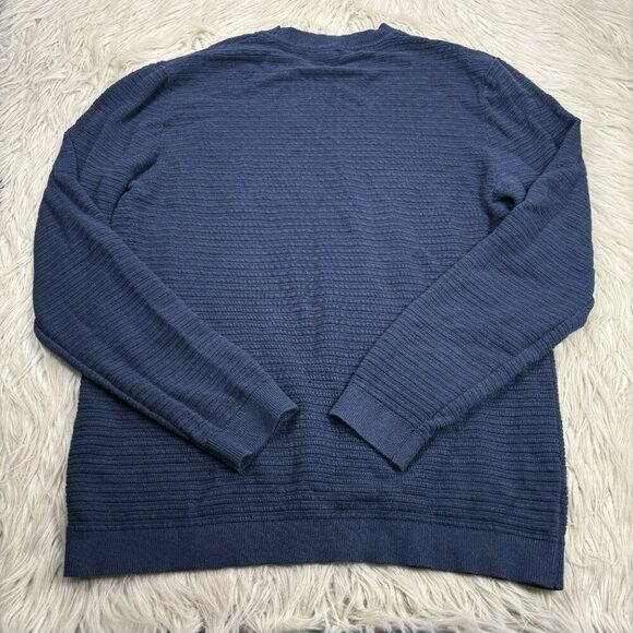 Selected Homme Horizontal Ribbed Knit Crew Pullover Sweater - Picture 7 of 7
